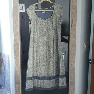 Ladies Isabella Bird silk tea length dress,  sz 12P